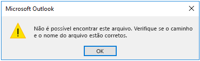 Erro de anexo