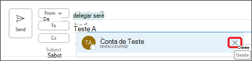 Excluir o endereço de email de preenchimento automático no Outlook
