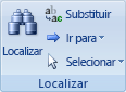 Imagem da faixa de opções do Access