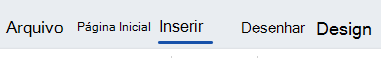 Inserir guia em um documento Word.