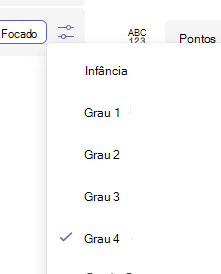 Escolher grau