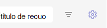 Captura de ecrã a mostrar as definições.