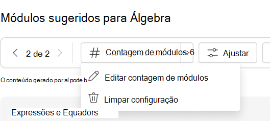 Limpar configuração