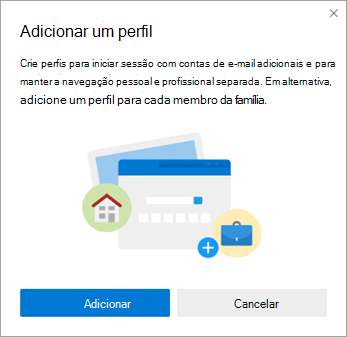 Adicionar perfil no Edge
