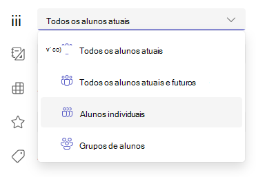 Alunos individuais