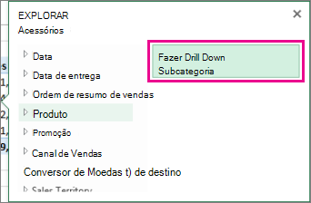 Botão Fazer Busca Detalhada na caixa Explorar