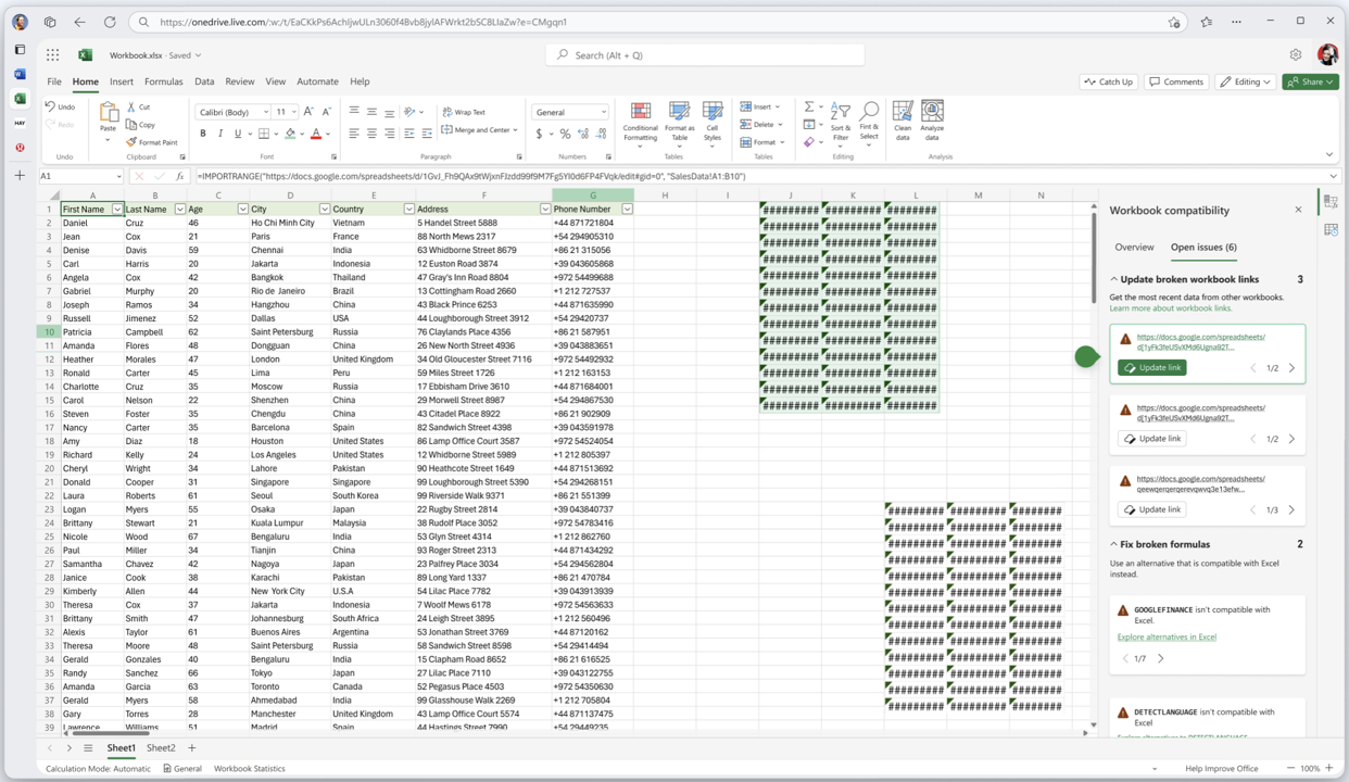 Excel Compatible 3