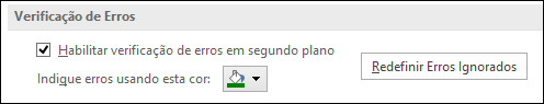 Verificação de Erros