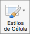 Estilos de Célula na guia Página Inicial