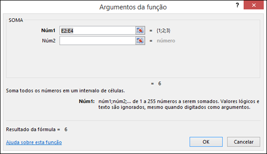 Assistente de Função do Excel