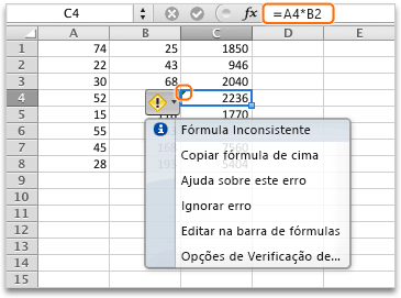Fórmula inconsistente em C4 mac_inconsistent_formula