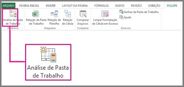 comando Análise da Pasta de Trabalho