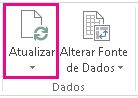 Botão Atualizar na guia Análise