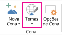 Opção Temas de Mapas 3D