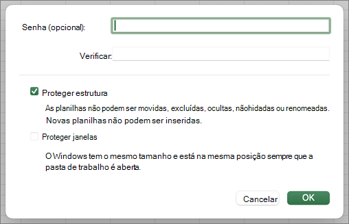 Proteger a Estrutura e o Windows MacOS