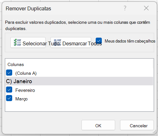 Remover duplicatas 5