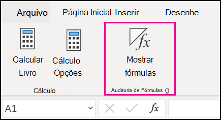 Mostrar Fórmulas na Web