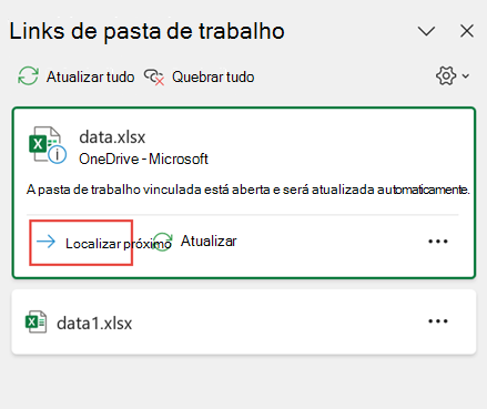 Windows localizar próxima pasta de trabalho
