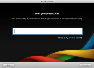 Activate Office for Mac 2011 | Microsoft Support