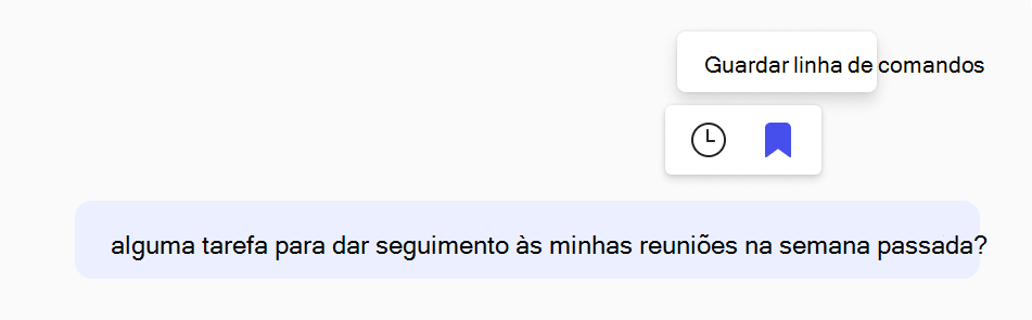 Captura de ecrã a mostrar como guardar um pedido.