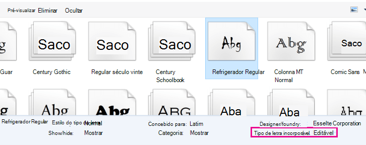 Tela fonte de inserção 2