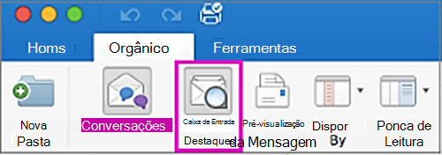 Caixa de Entrada Destaques