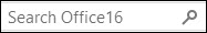 Pesquisar em Office 16
