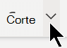 A opção Recortar na guia Imagem.