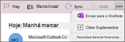 O menu Obter Suplementos.