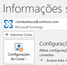 Adicionar uma nova conta