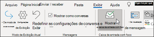 Mostrar Caixa de Entrada Destaques
