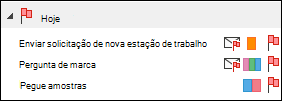 Tarefa com várias categorias
