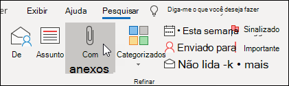 Procurar por anexos