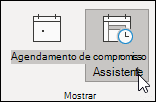 Mostrar Assistente de Agendamento