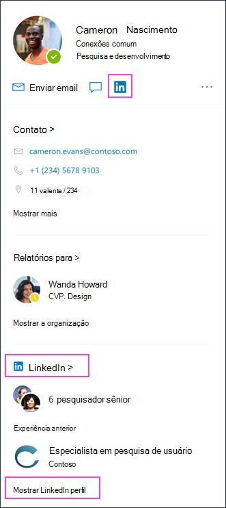 Perfil card