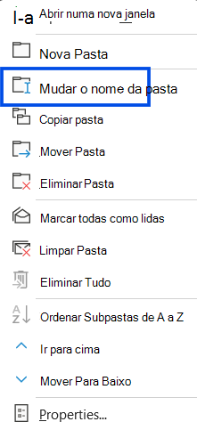 Captura de tela do cursor passando sobre o botão Mais no painel de navegação no Outlook na Web