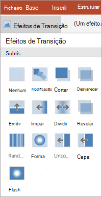 Efeitos de transição