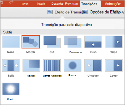 Efeitos de transição