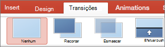 PowerPoint para Mac Transitions
