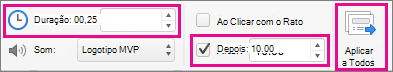 Adicionar uma transição de slides