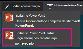 Editar uma apresentação no PowerPoint para a Web | Microsoft Support