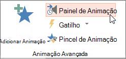 Abrir o Painel de Animação