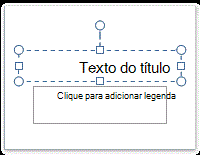 Espaço reservado para título