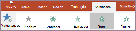 Escolher uma animação