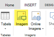 Botão Inserir imagem