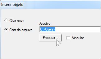 Criar Arquivo