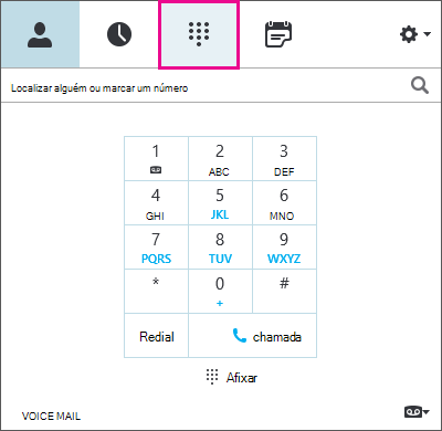 Editar a caixa de diálogo de número de telefone