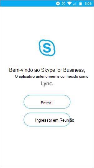 Toque no botão Ingressar na reunião