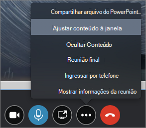 Captura de tela mostrando a opção Ajustar Conteúdo à Janela