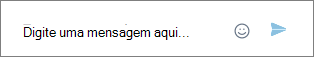 Digitar sua mensagem instantânea